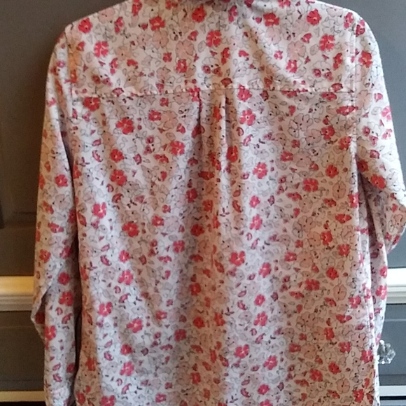 JONES NEW YORK Floral Button Down Shirt - Picture 3 of 3